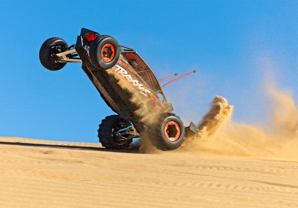 TRAXXAS FUNCO RWD 8S VXL ROT 1/6 SAND CAR RTR BRUSHLESS, OHNE AKKU/LADEGERÄT PROMO0626